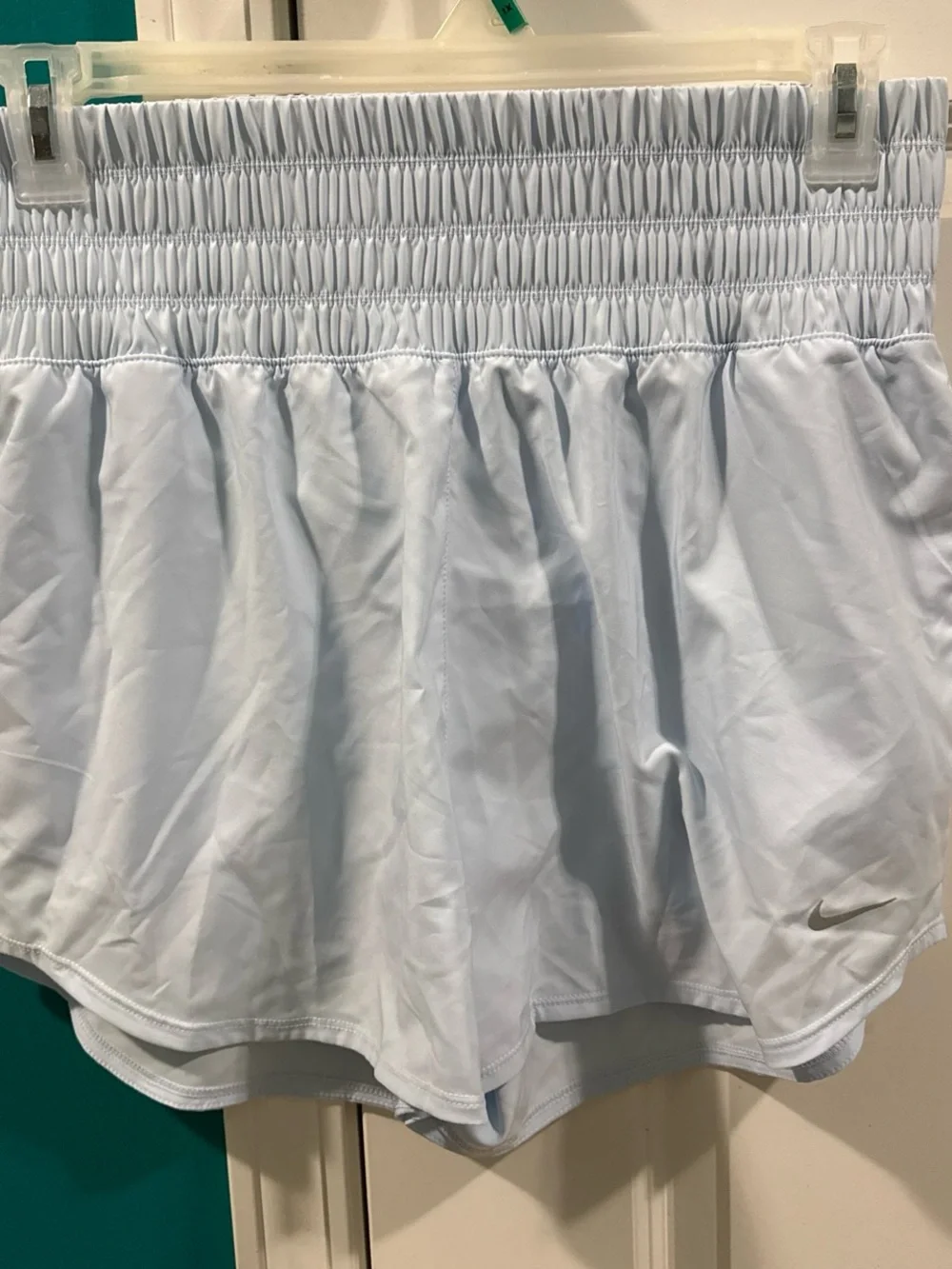 Nike Light Blue Women's Athletic Shorts New With Tags